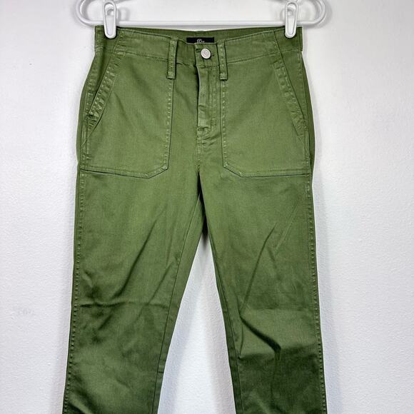 NWT J. Crew 9" Cargo Toothpick Pant Green 26 - Picture 6 of 16